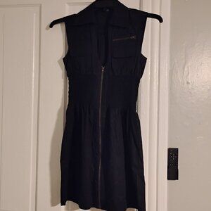Elegant Black Sleeveless Dress